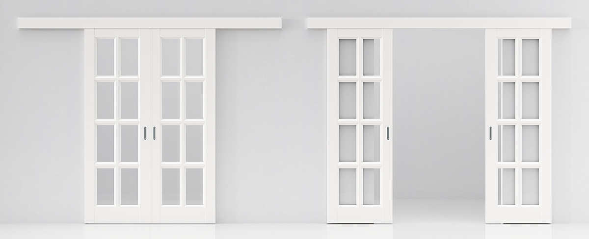 Раздвижная дверь на системе Купе