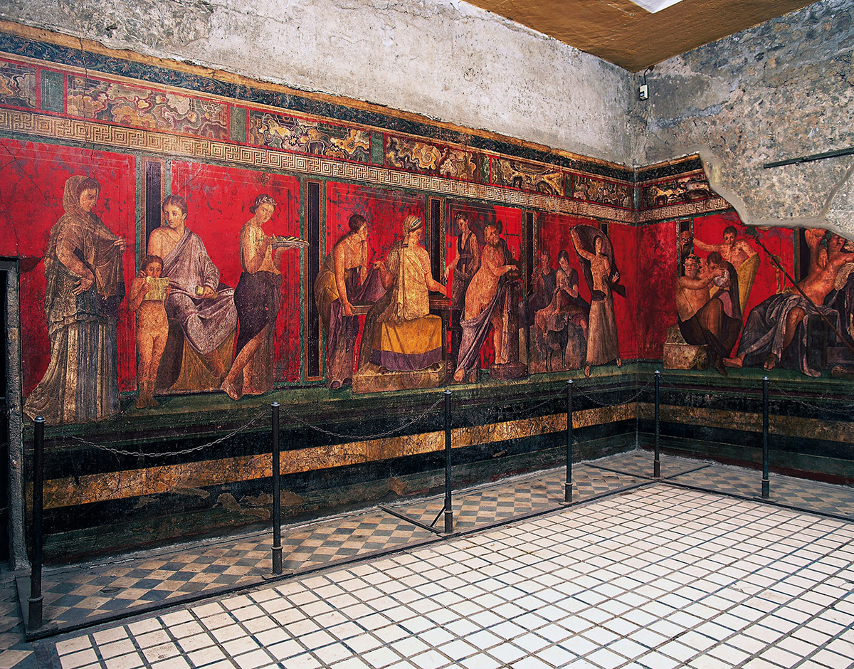 Фрески Виллы мистерий в помпеях