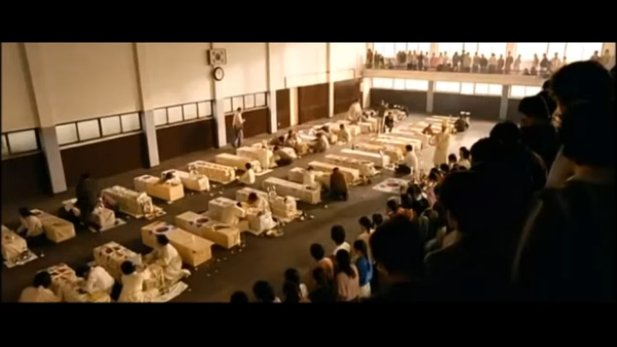 Спортивный зал в школе Кванчжу