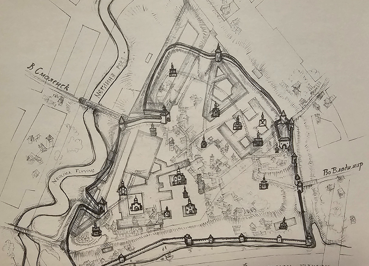 Крепость Дмитрия Донского XIV в