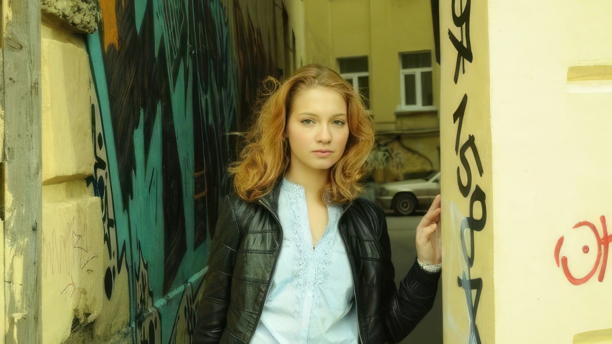    Мария Луговая в детстве