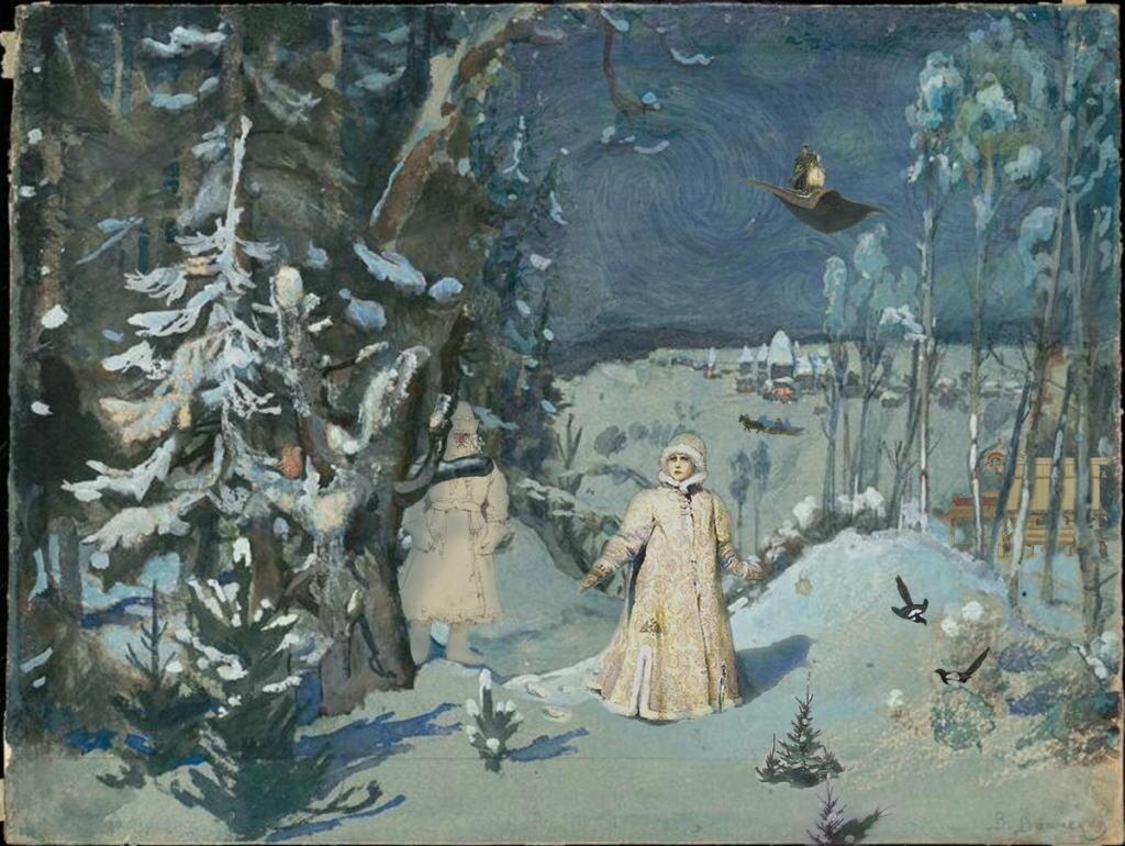 Картина «Снегурочка» худ. В.Васнецов, 1899 г. Третьяковская галерея. 