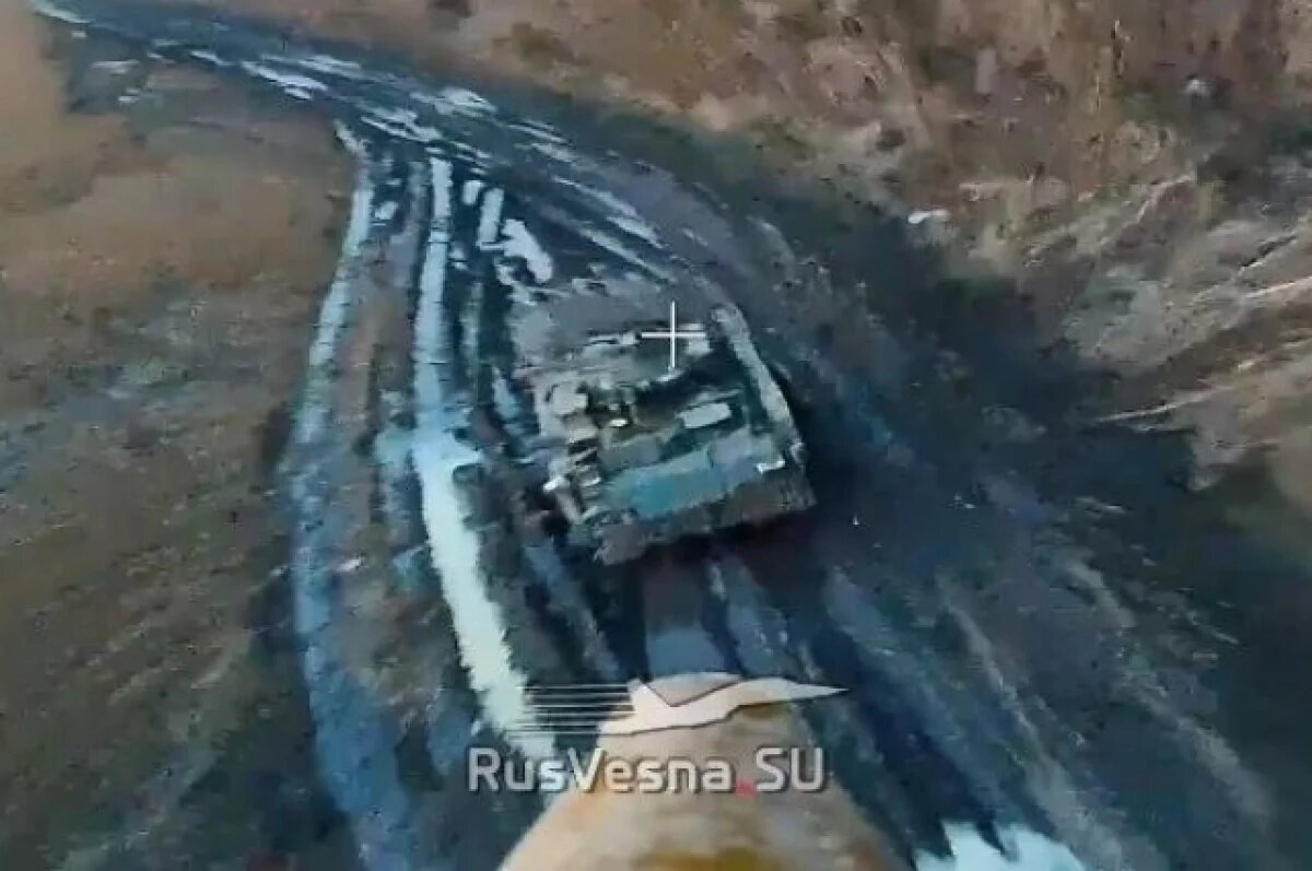    Появились кадры уничтожения четырех БМП Bradley дронами «Князь Вандал»