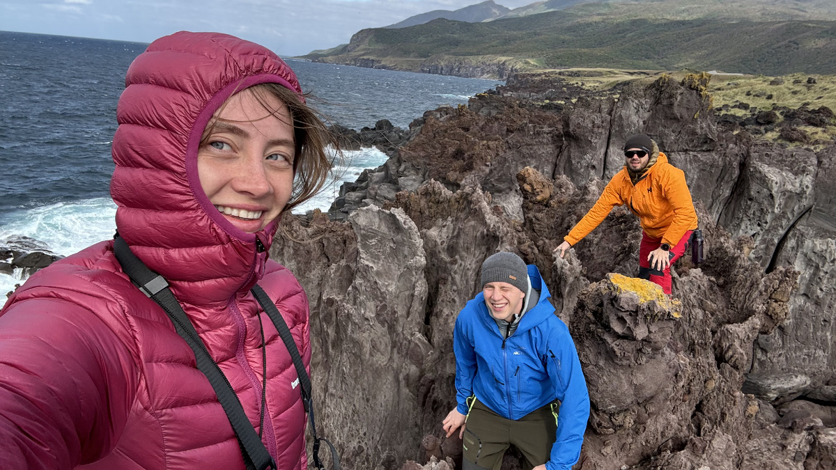 Наша команда в этом путешествии. Мы находимся на плато Янкито