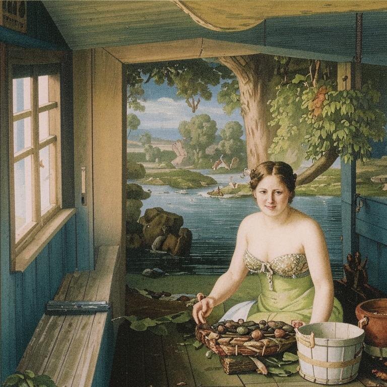 В бане на Руси рожали 