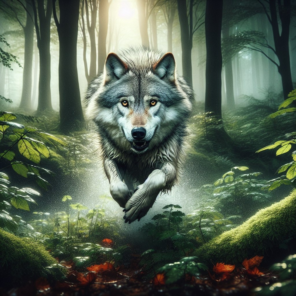 Волк тоже мой и мною сгенерированный