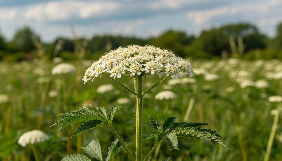 Российские ученые обнаружили "союзника" в войне с борщевиком Сосновского. Фото: shedevrum.ai