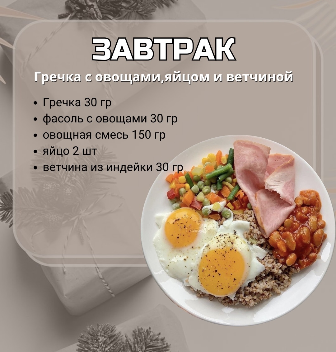 Вариант сервировки 