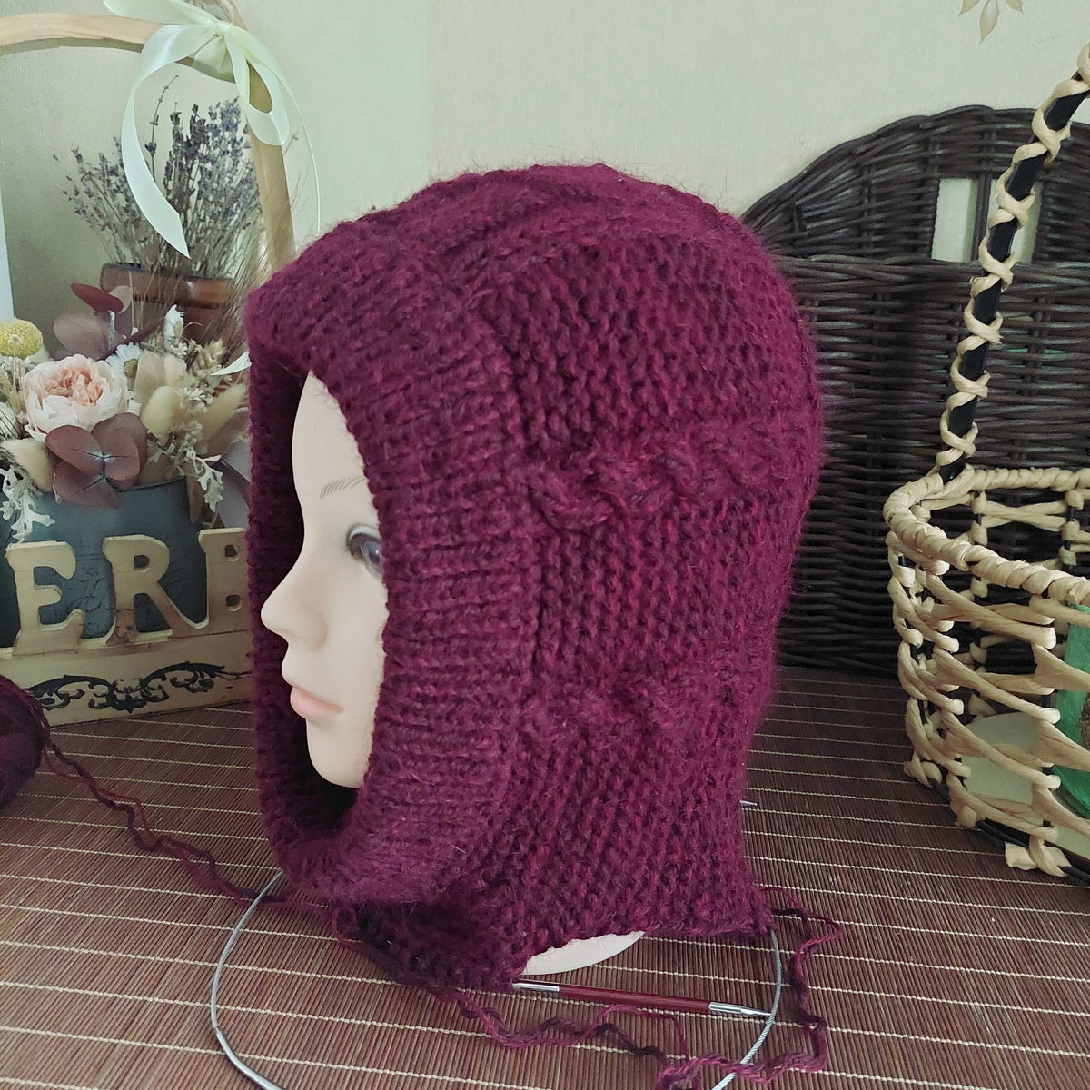 Так выглядит верх капора.