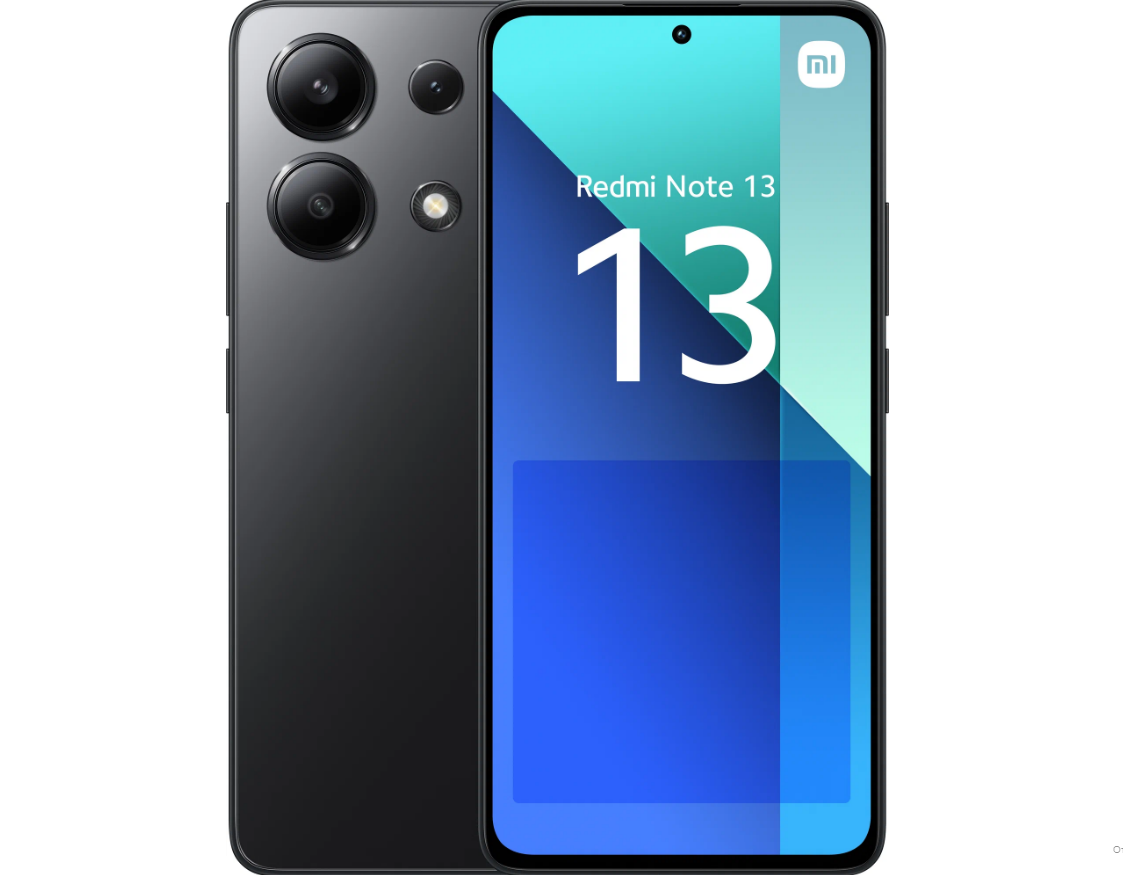 Смартфон Xiaomi Redmi Note 13 4G 6/128 ГБ RU, Dual nano SIM, midnight black