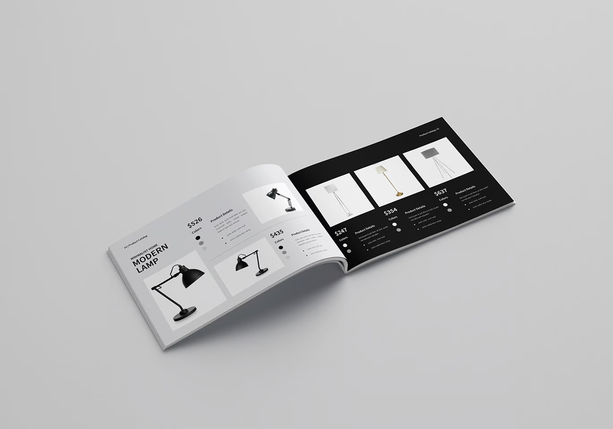 Landscape Product Catalog Template — Шаблон InDesigne