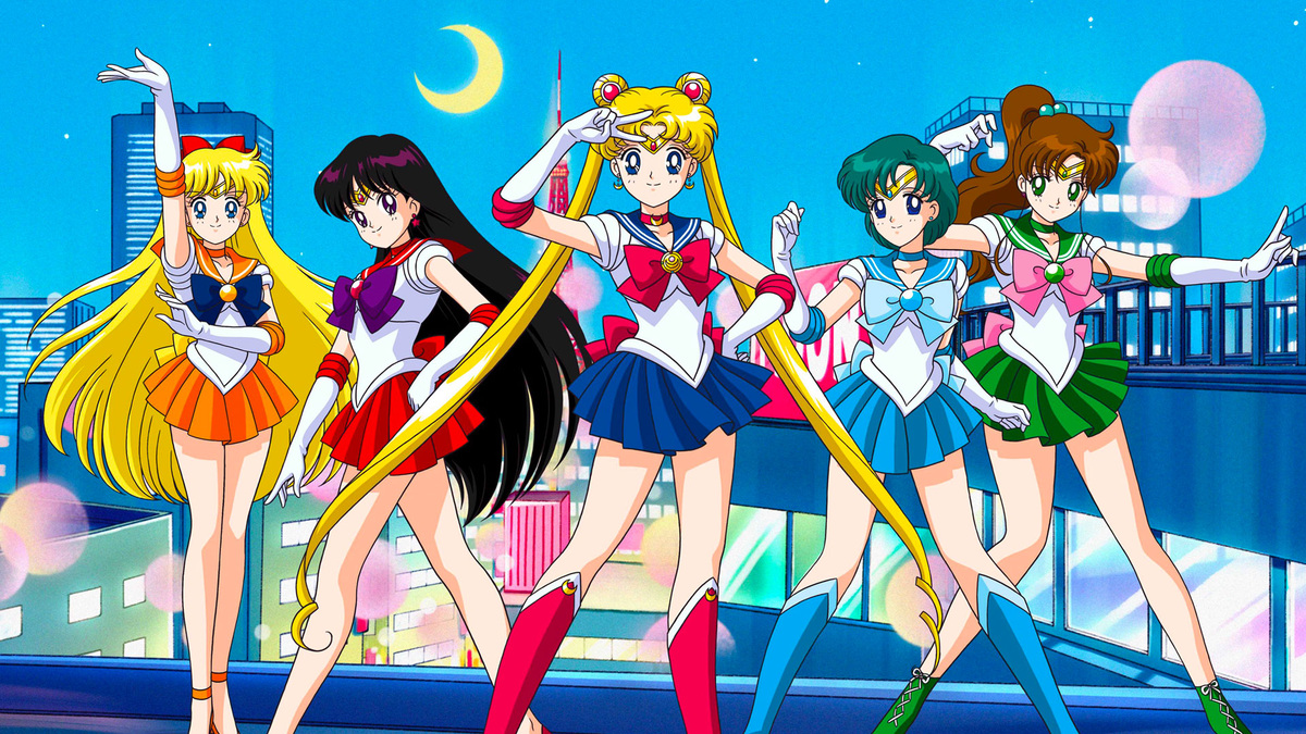 Сейлор Мун с другими сейлор-войнами