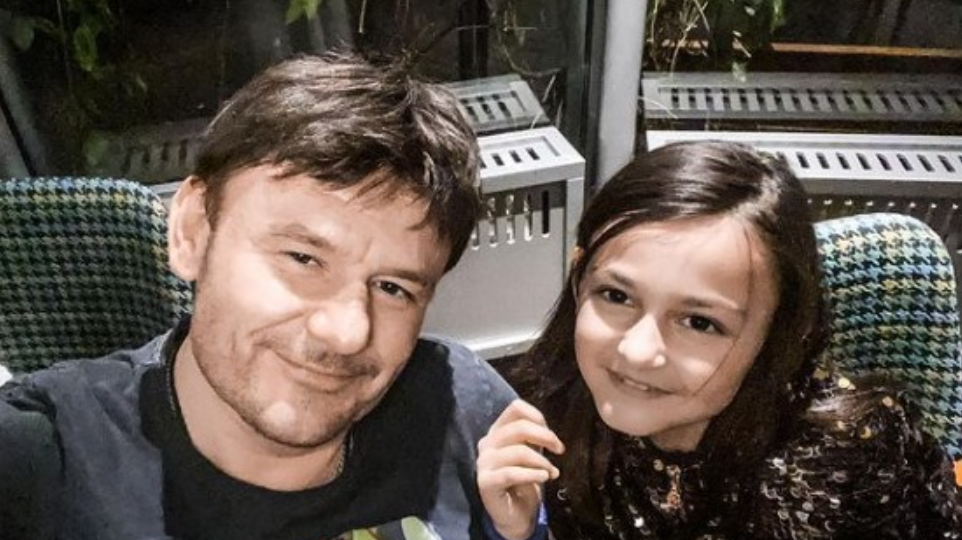 Иван Рудаков с дочкой Серафимой