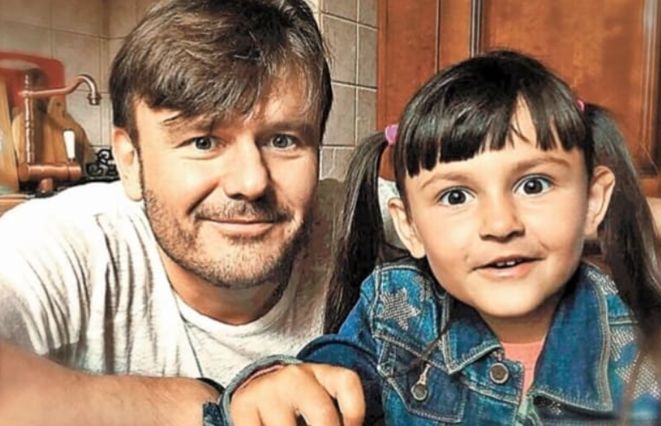 Иван Рудаков с дочкой