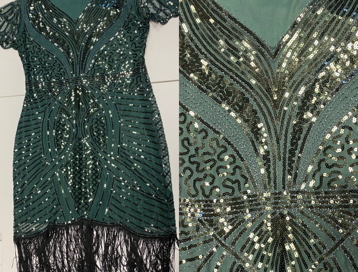     Фото из объявления пострадавшей о продаже платья. / Из личного архива