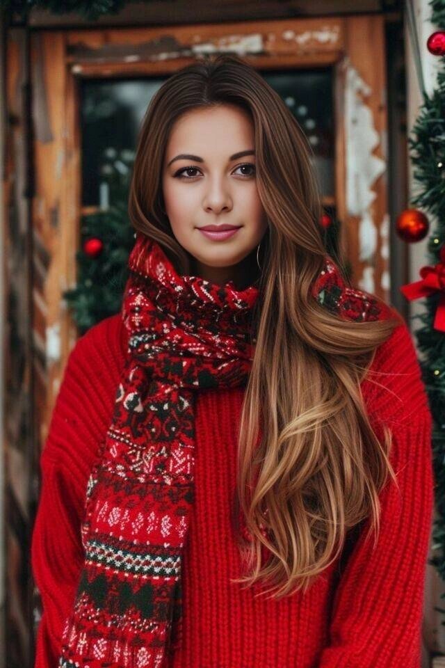 ИИ рисует новогодние образы