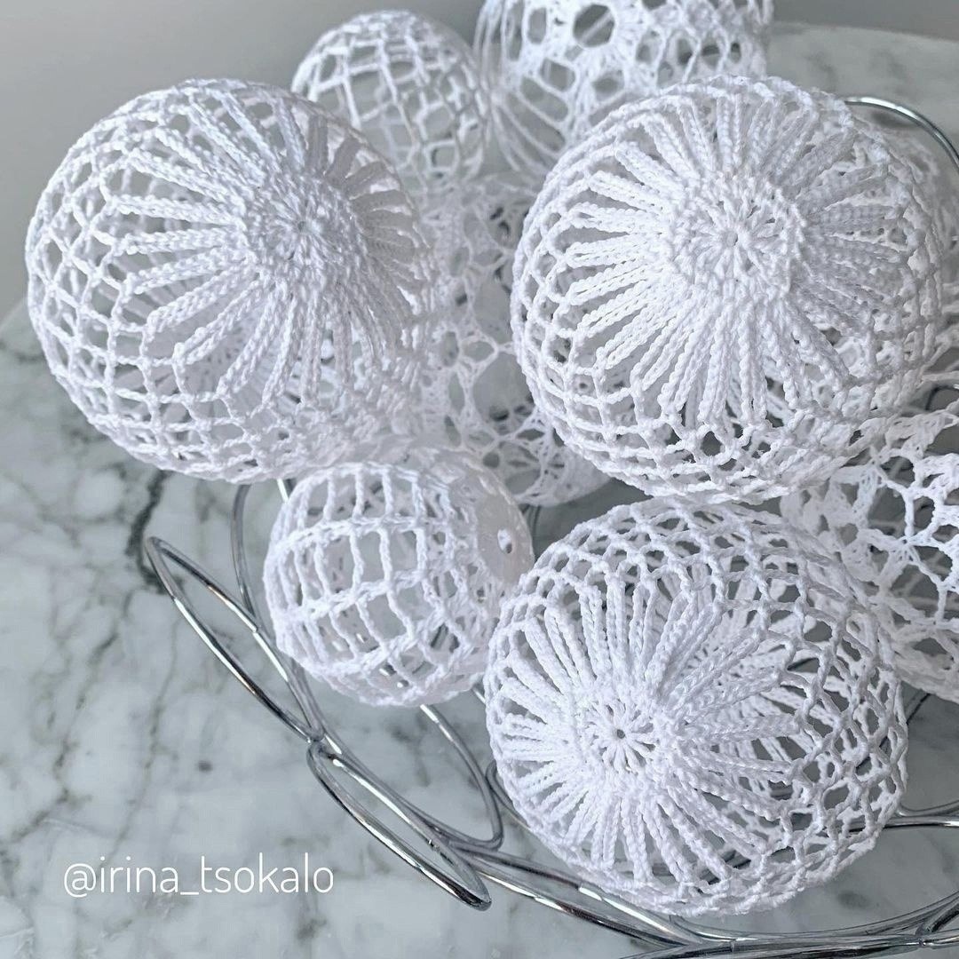 яркие невероятно красивые рождественские украшения Мир спиц и крючка