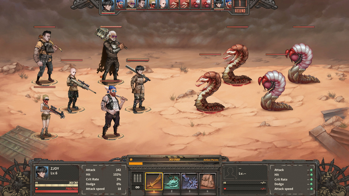 Скриншот игры: Dust to the End