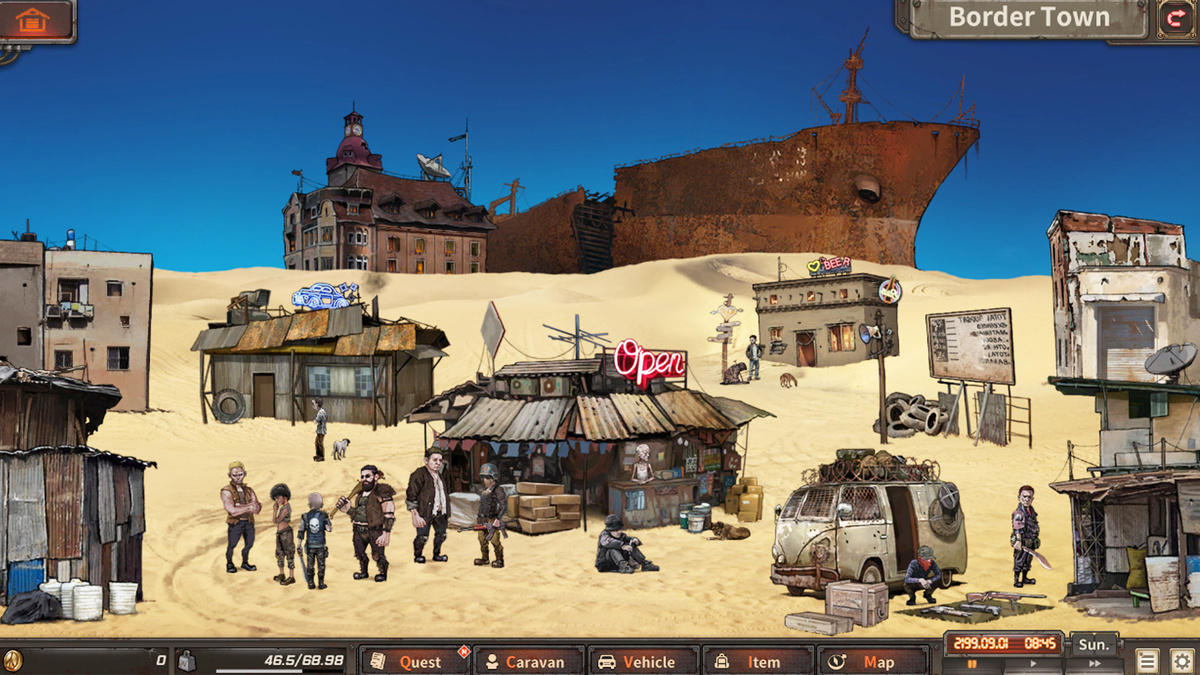 Скриншот игры: Dust to the End