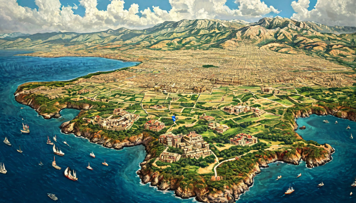 Карта древнегреческих полисов