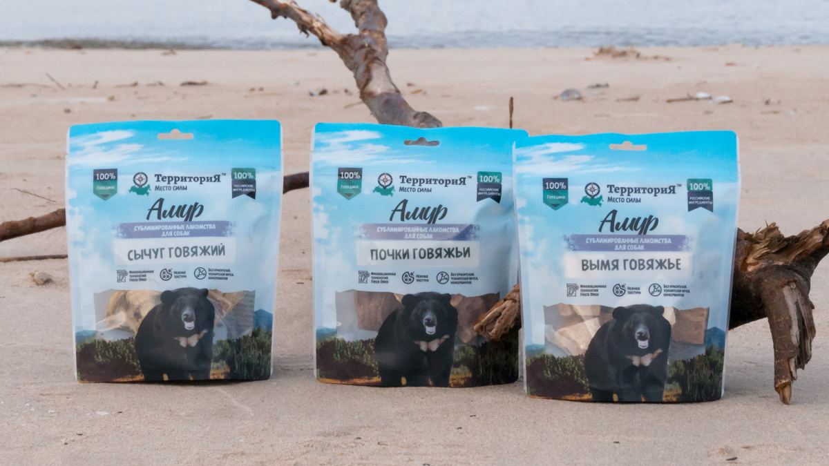 В ассортименте «Территории» с десяток разных угощений, из которых я выбрал три самых интересных. Фото kinologsmirnov.ru