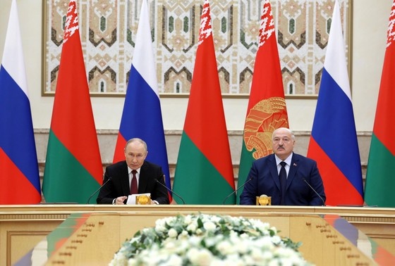    Владимир Путин и Александр Лукашенко