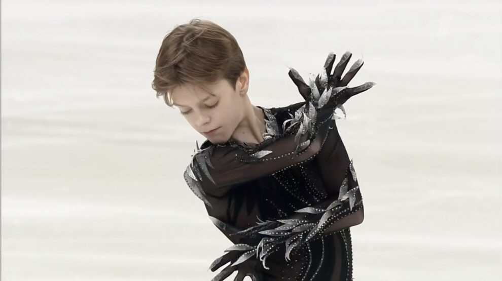 Арсений Федотов. Фото: стоп-кадр прямого эфира «Первого канала»