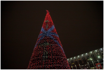    4 декабря в Туле на Площади Ленина установят новогоднюю ёлку