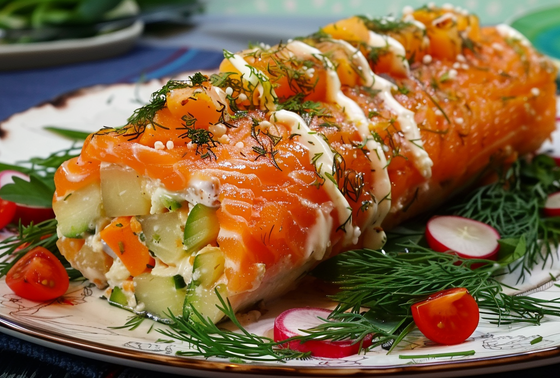    Салат «Царский рулет»