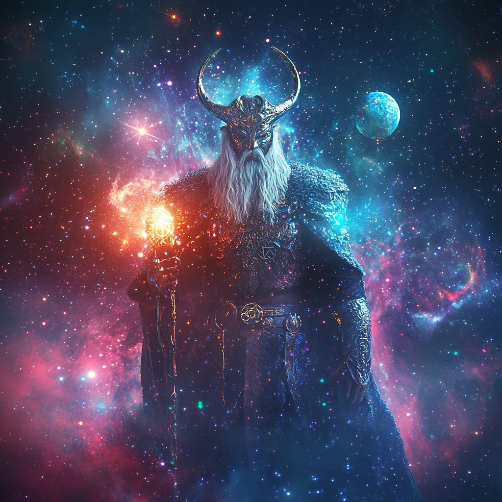 Бог Один - как воплощение идеи космической мудрости, порядка и правителя.