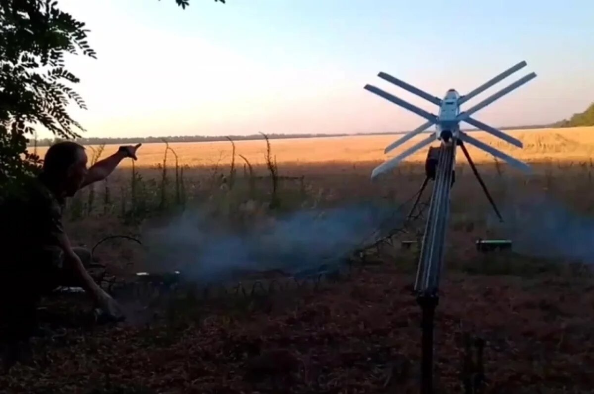    Работа БПЛА Ланцет.