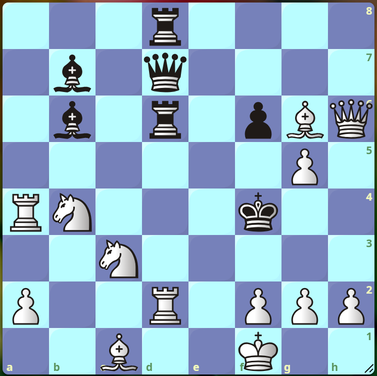 1. М1, ход белых