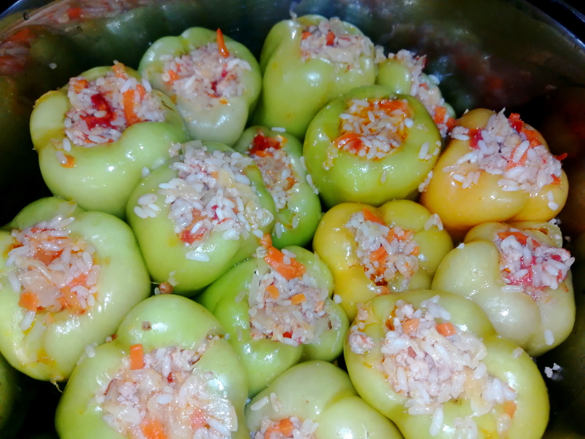 Фаршированный перец. Фото: Автор канала. 