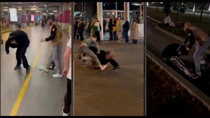    Скриншоты из видео с избиениями//Материалы предоставлены Царьграду источником.