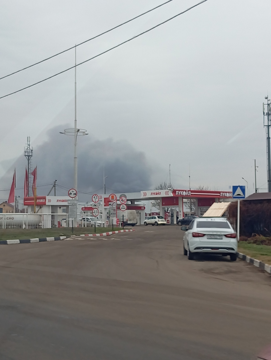 5 декабря - пожар на станции ТО в Северном 