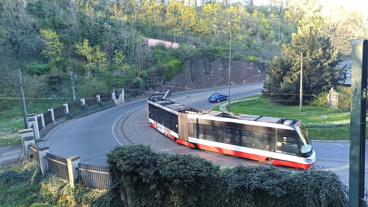 Прага, трамвайный маршрут к Пражскому Граду