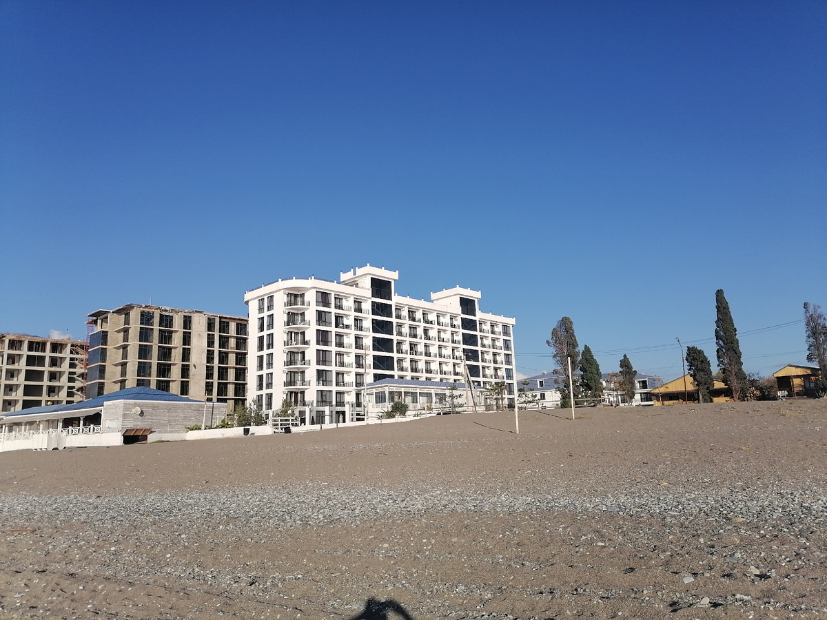 Новёхонкий отель в с. Алахадзы. 