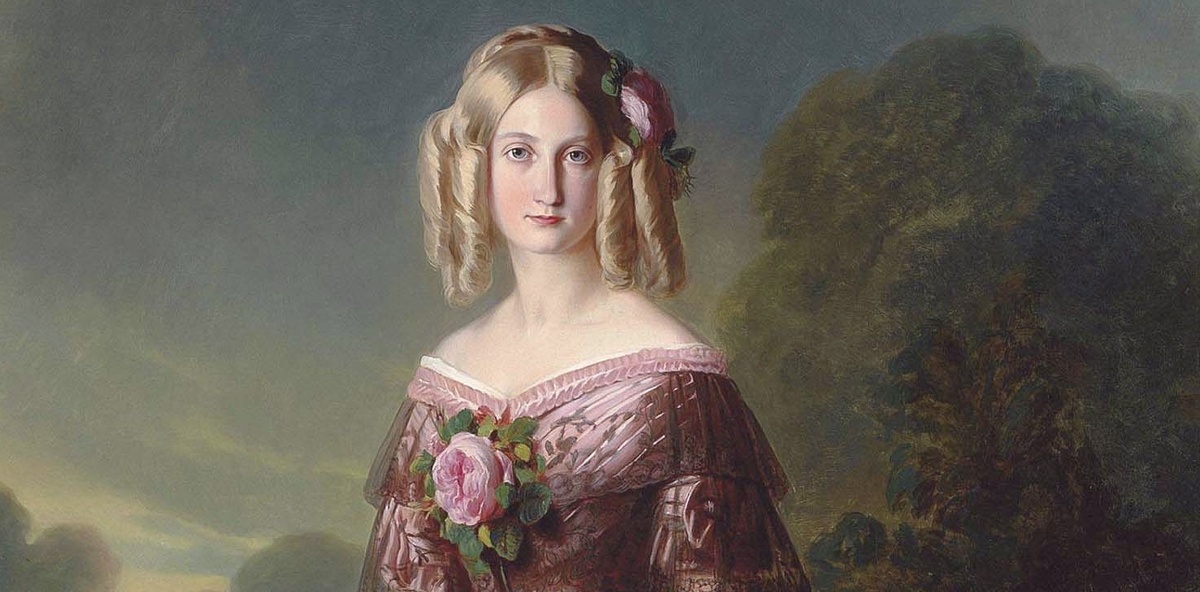 Портрет Марии Каролины написанный Францем Винтерхальтером в 1846 году