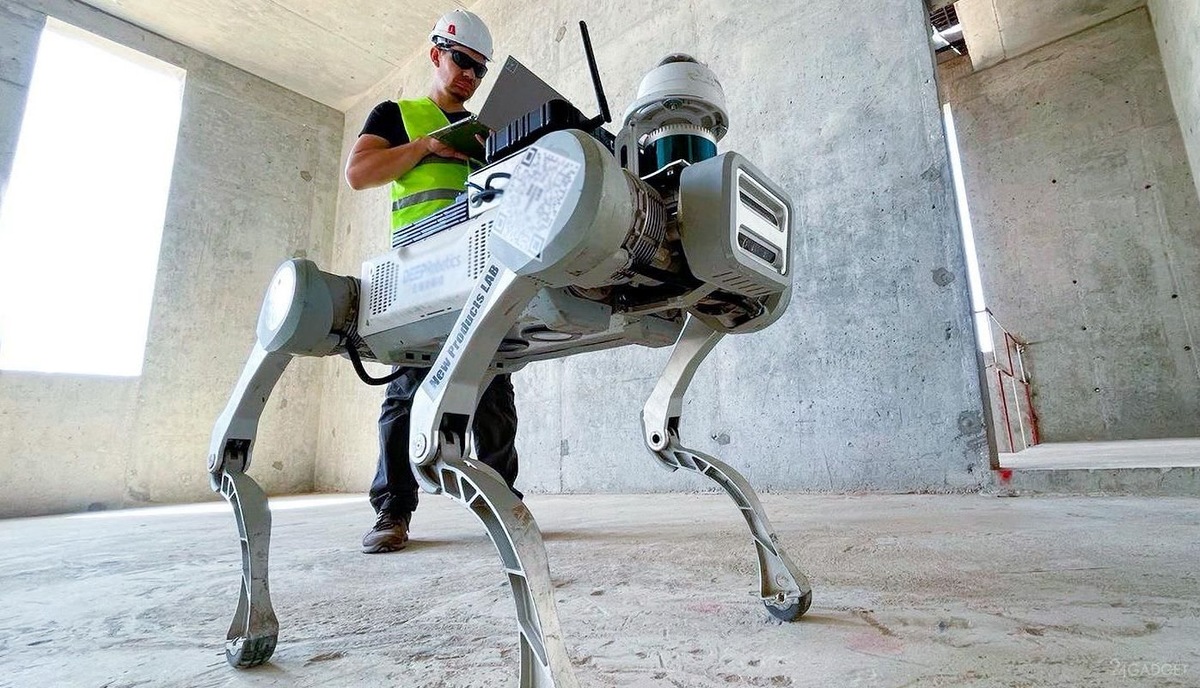 Робособака на испытаниях