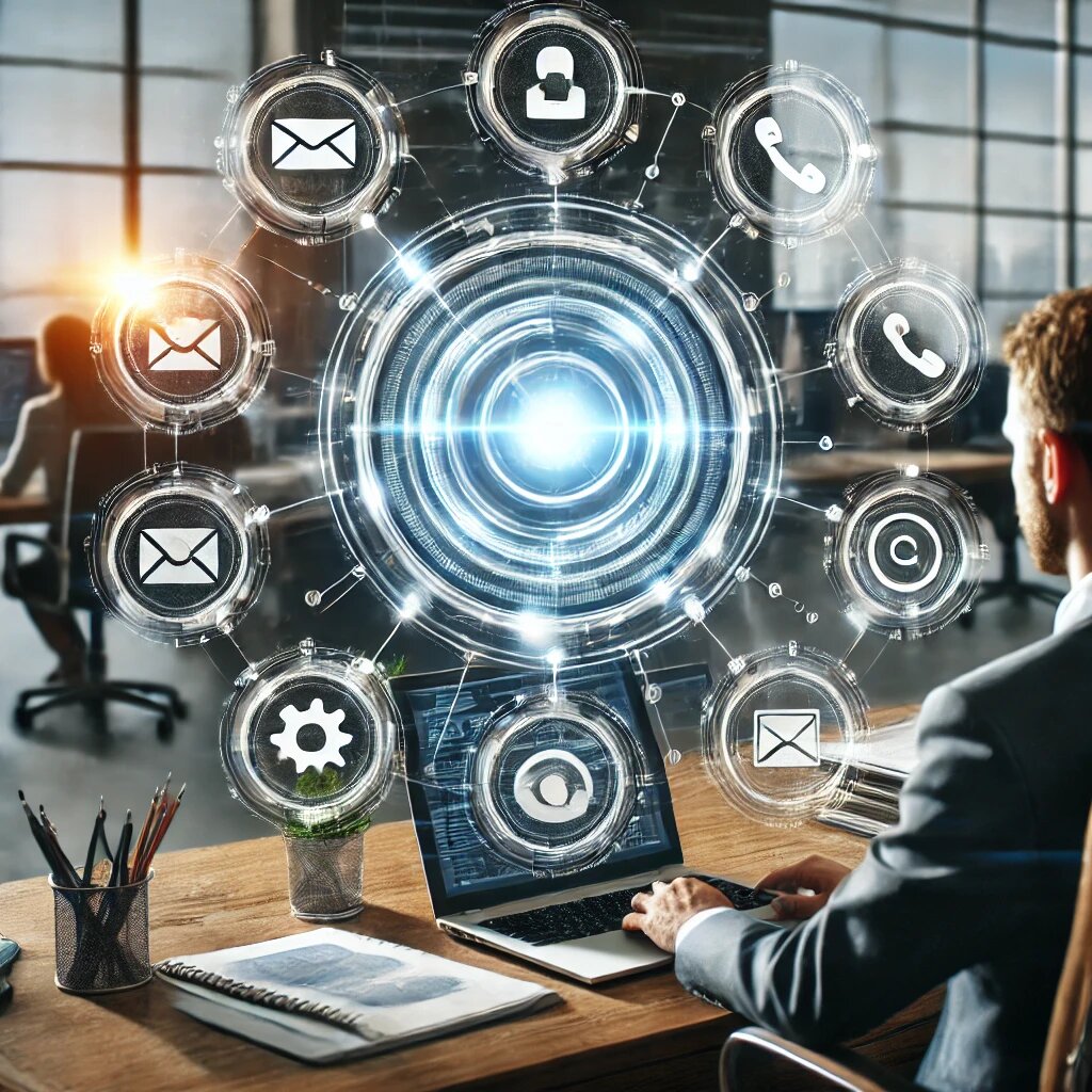 Заявки клиентов из разных каналов поступают в единую CRM-систему