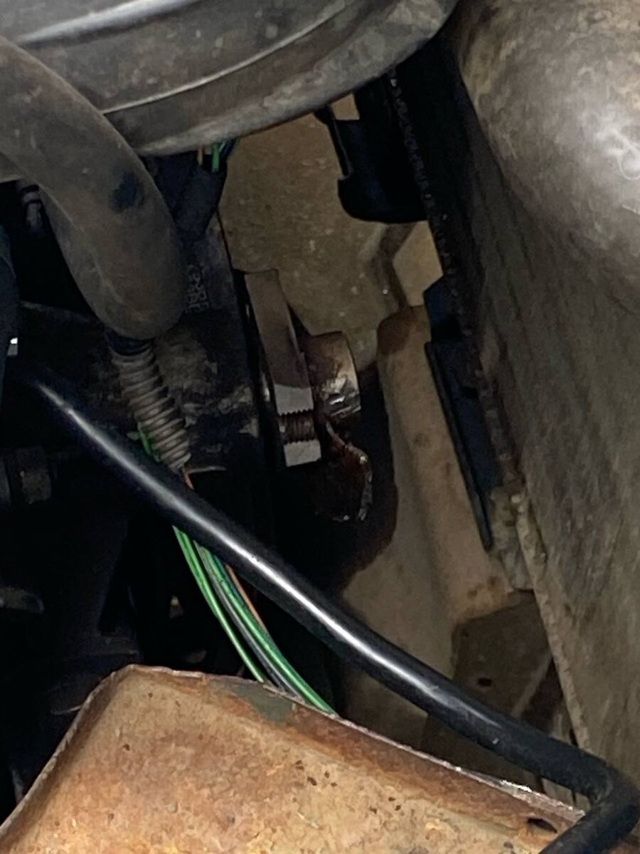 Помпа после попытки снять шкив