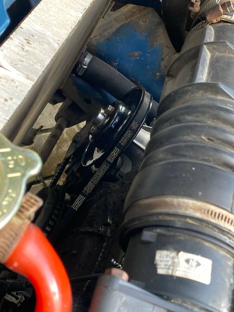 Новая помпа и шкив