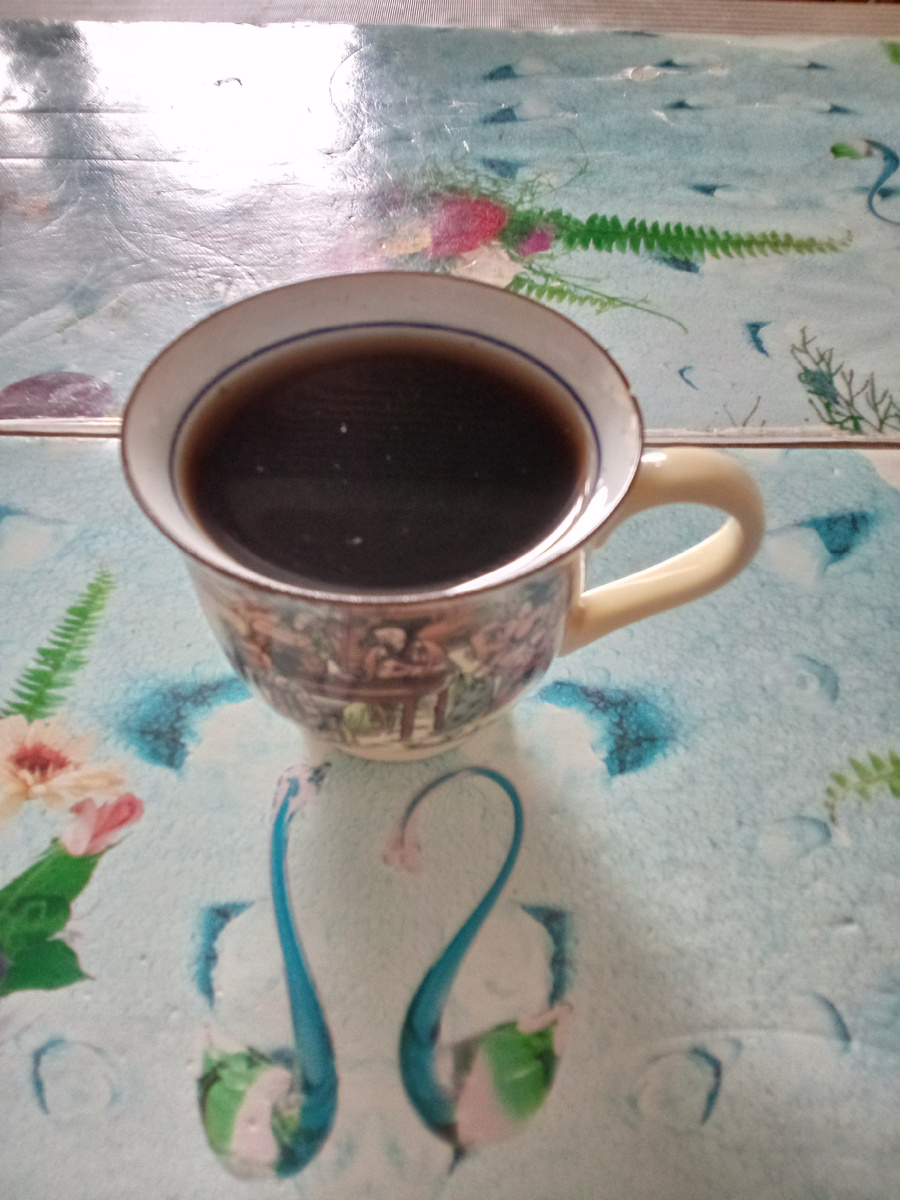 Фото из домашнего архива. Чай из чаги. 