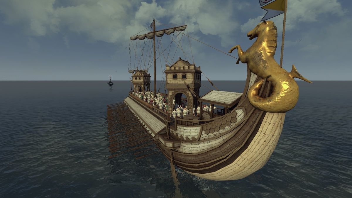 Тяжелая гептера с башнями Total War: Rome II корма