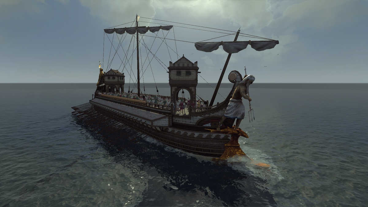 Тяжелая гептера с башнями Total War: Rome II нос