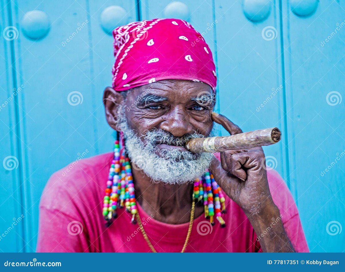 пожилой кубинец