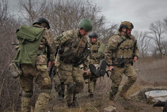    Военнослужащие Вооруженных сил Украины