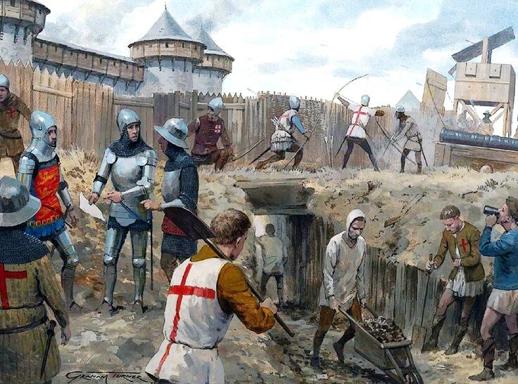 Крестоносцы у стен Старой Ладоги.