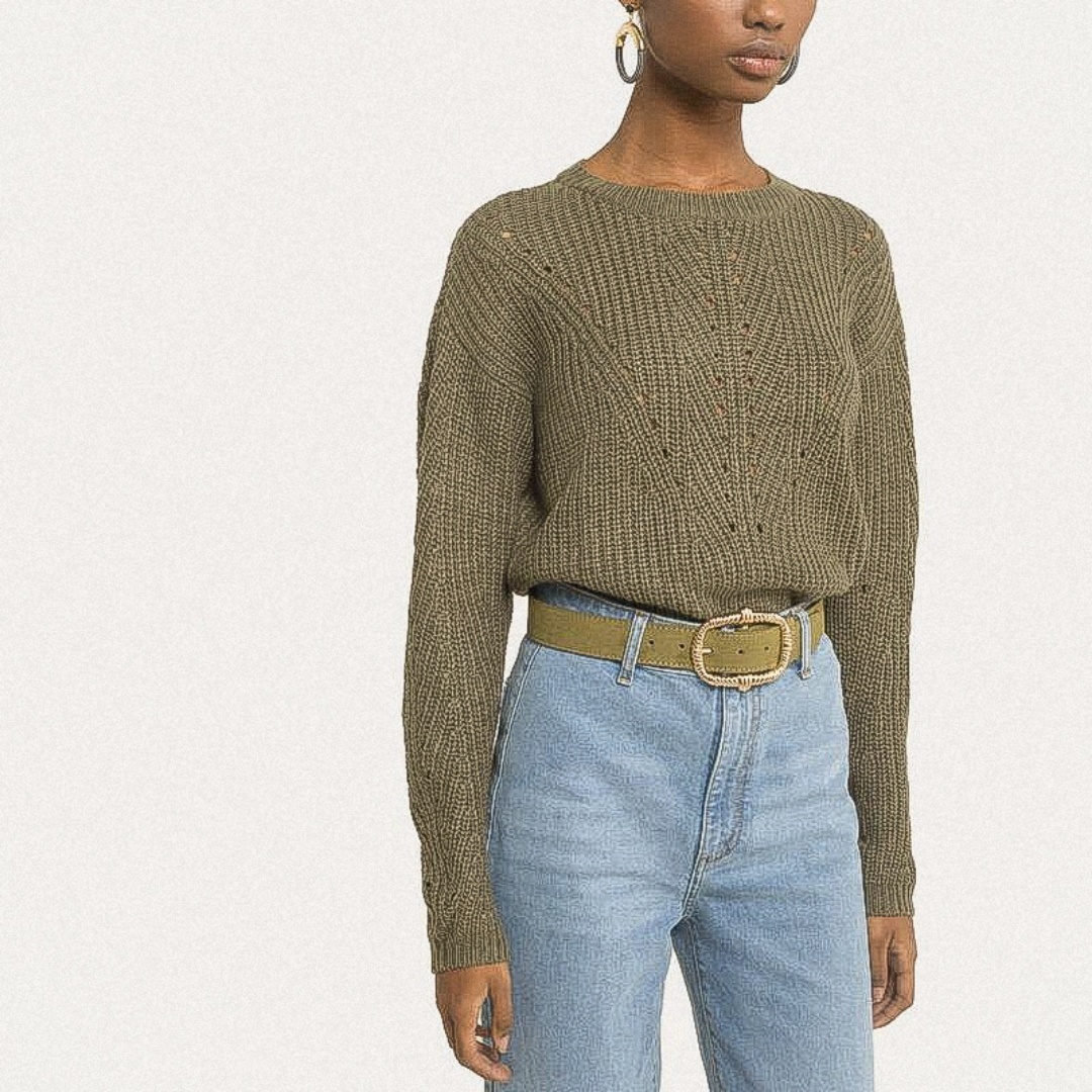 Джемпер с треугольной кокеткой La Redoute