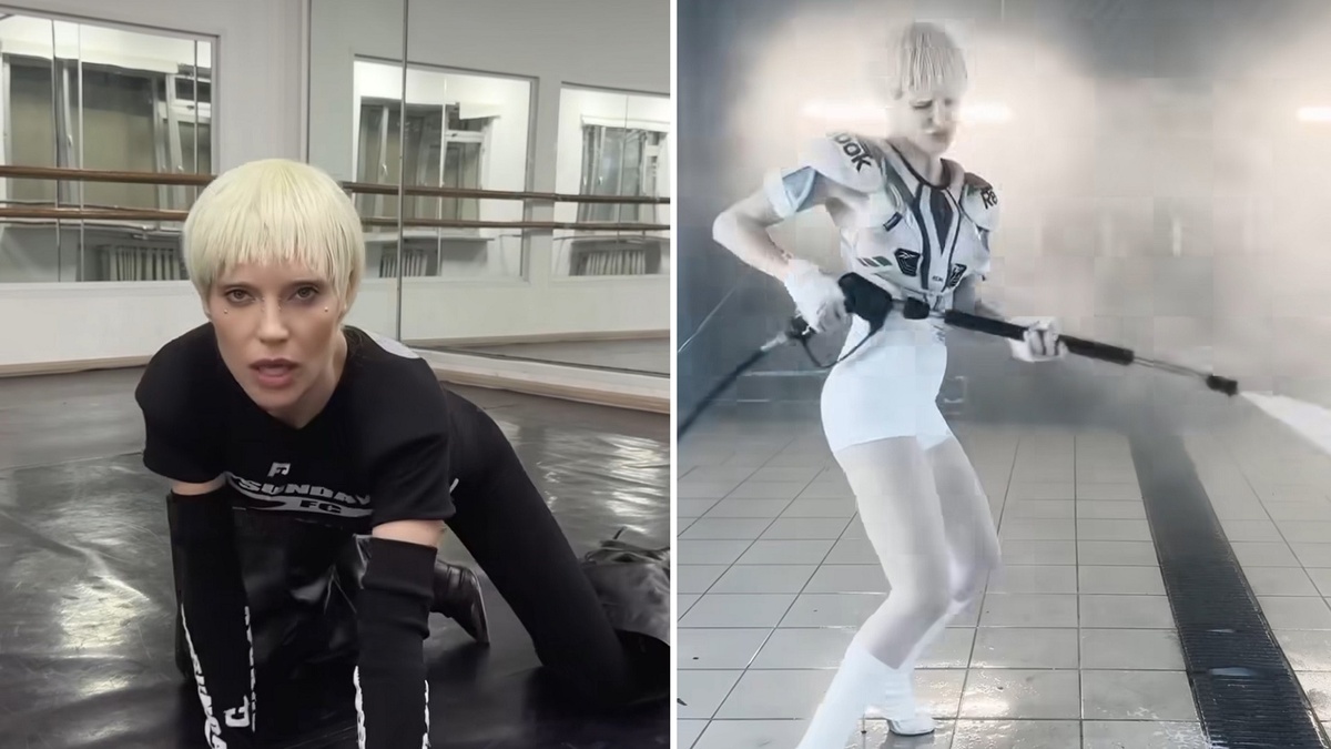 Глюкоза появилась с новой прической. Фото: социальные сети.